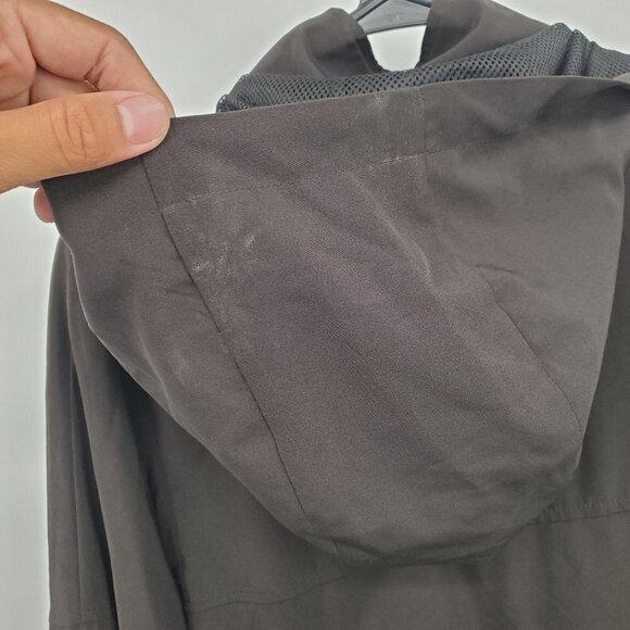 O'Neill Hybrid Long Sleeve Full Zip Hoodie Solid Oversize Small Women Black - Picture 5 of 12